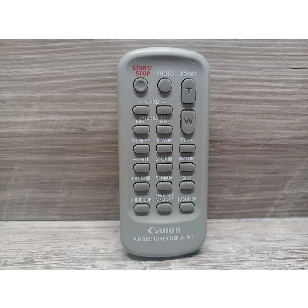 Canon WL-D85 Gray Mini Remote Control For Canon Camcorder (Wireless, Plastic)